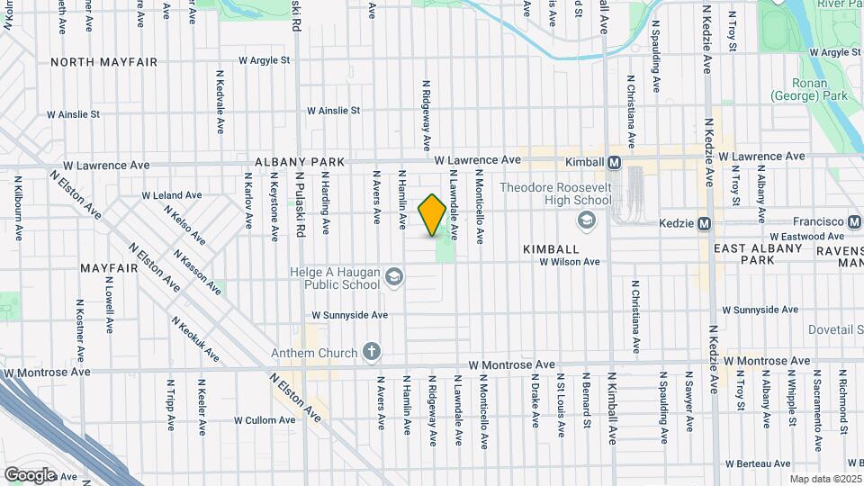 3723-3725 W Eastwood Ave Map and Location Details