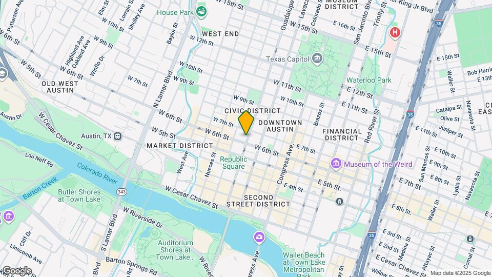 320 W 6th St Map and Location Details