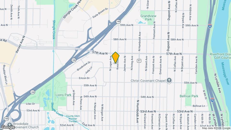 5611 Knox Ave N Map and Location Details