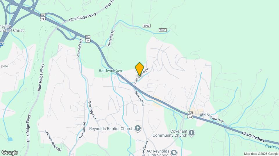 1 Cedarwood Dr Map and Location Details