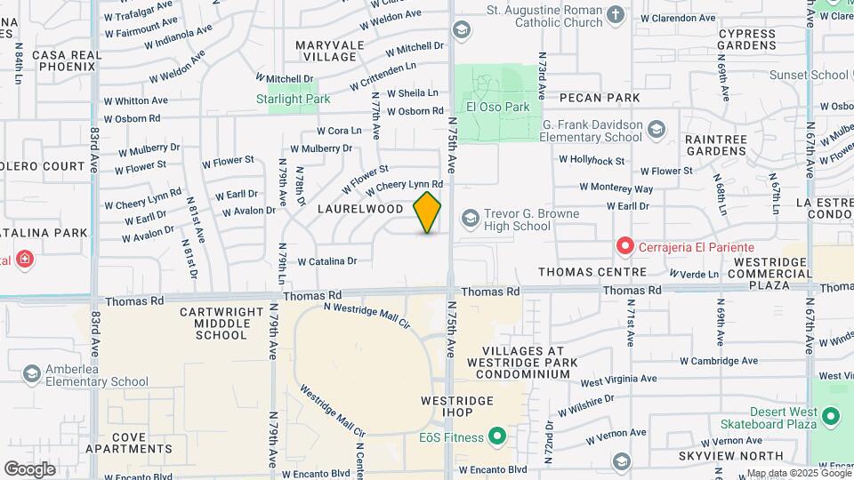 7525 W Pinchot Ave Map and Location Details