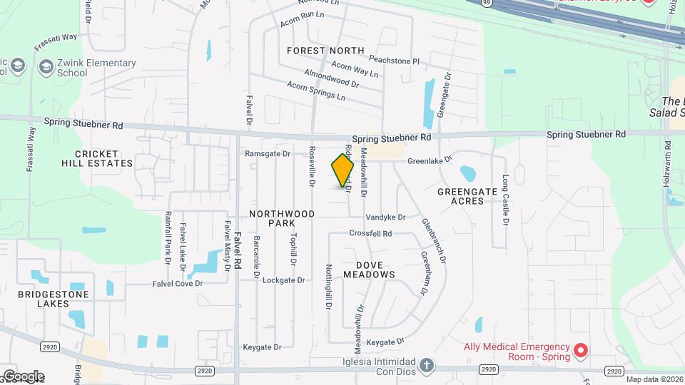 3407 Berry Grove Dr Map and Location Details