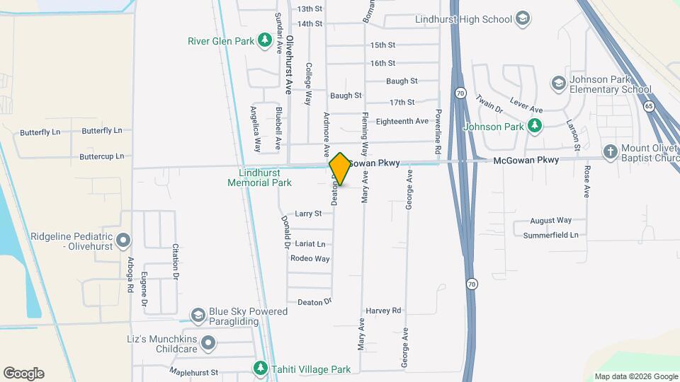 4209 Deaton Dr Map and Location Details