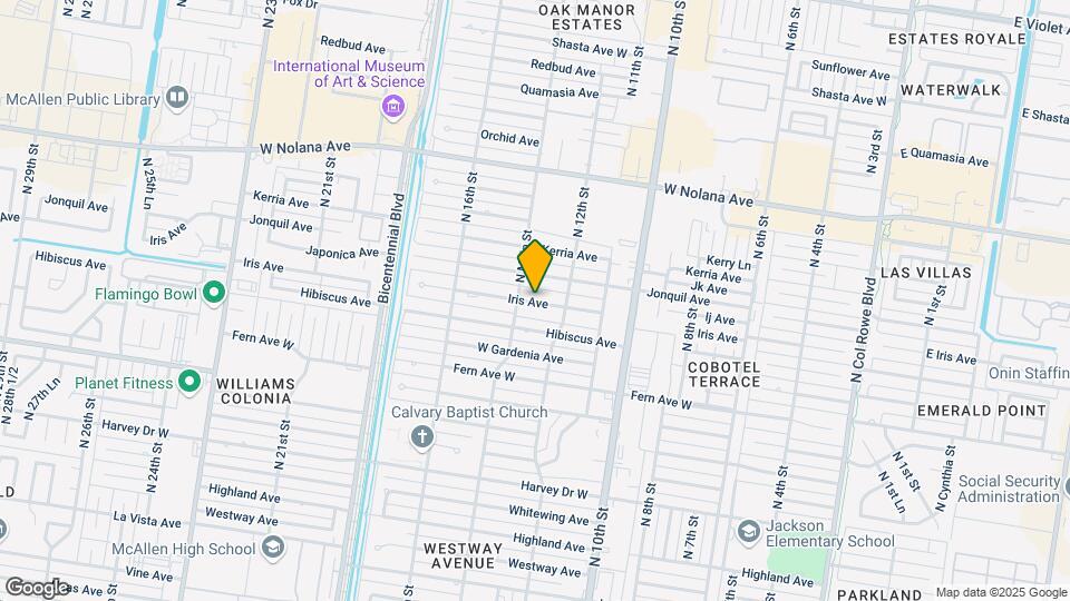 1308 E Iris Ave Map and Location Details