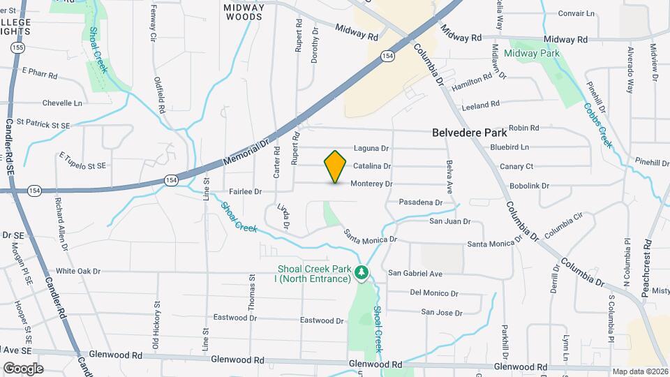 2881 Monterey Dr Map and Location Details