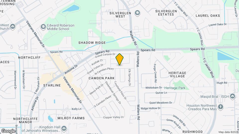 2731 N Camden Pkwy Map and Location Details