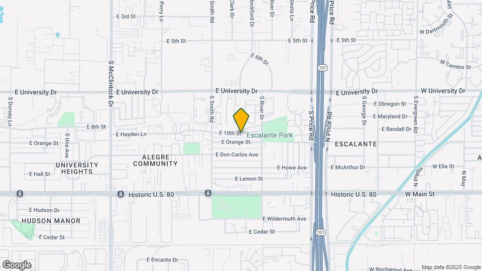 2057 E 10th St Map and Location Details