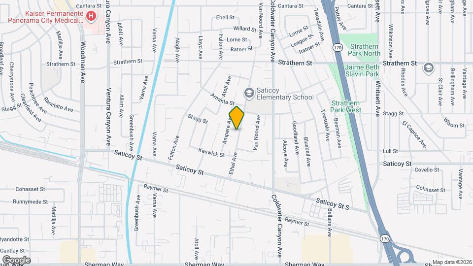 7721 Ethel Ave Mapa y Detalles de la Ubicación
