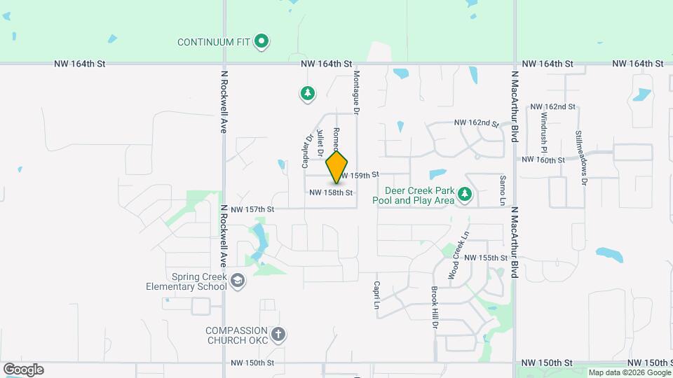 6605 NW 158th St Map and Location Details