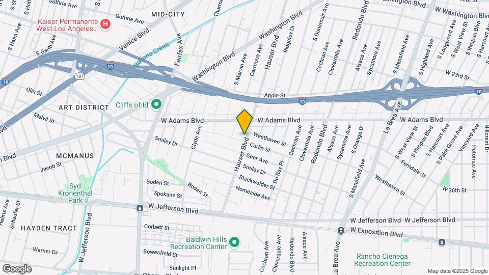 5505 Carling St Map and Location Details
