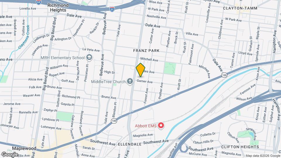 6931 Garner Ave Map and Location Details