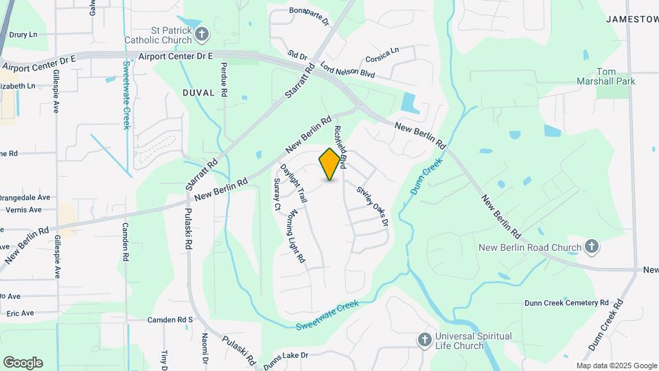 1250 Spring Creek Ct Map and Location Details