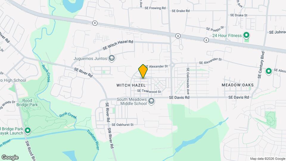 4616 SE Lone Oak St Map and Location Details
