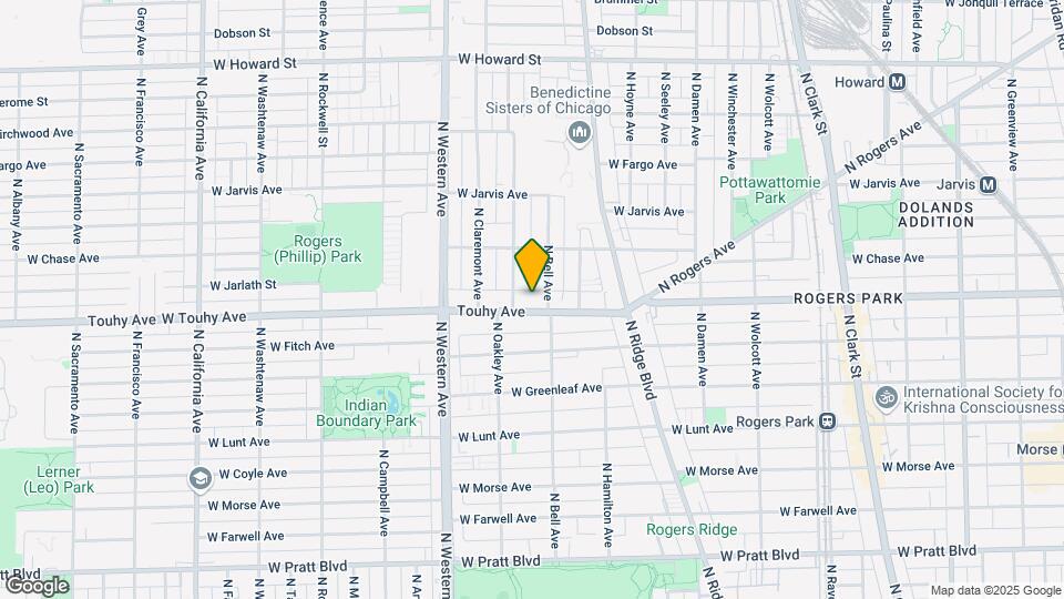 2214 W Touhy Ave Map and Location Details