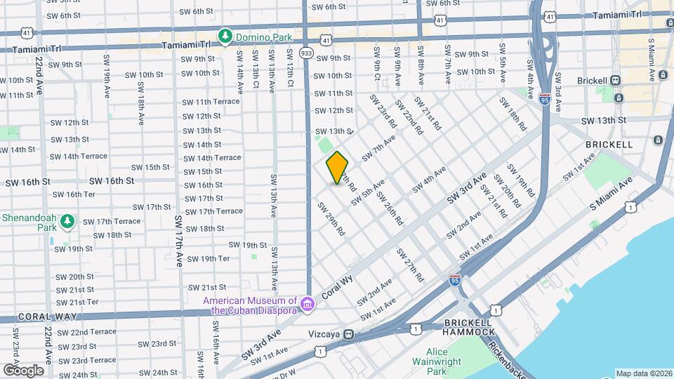 641 SW 28th Rd, Unit Rear Mapa y Detalles de la Ubicación