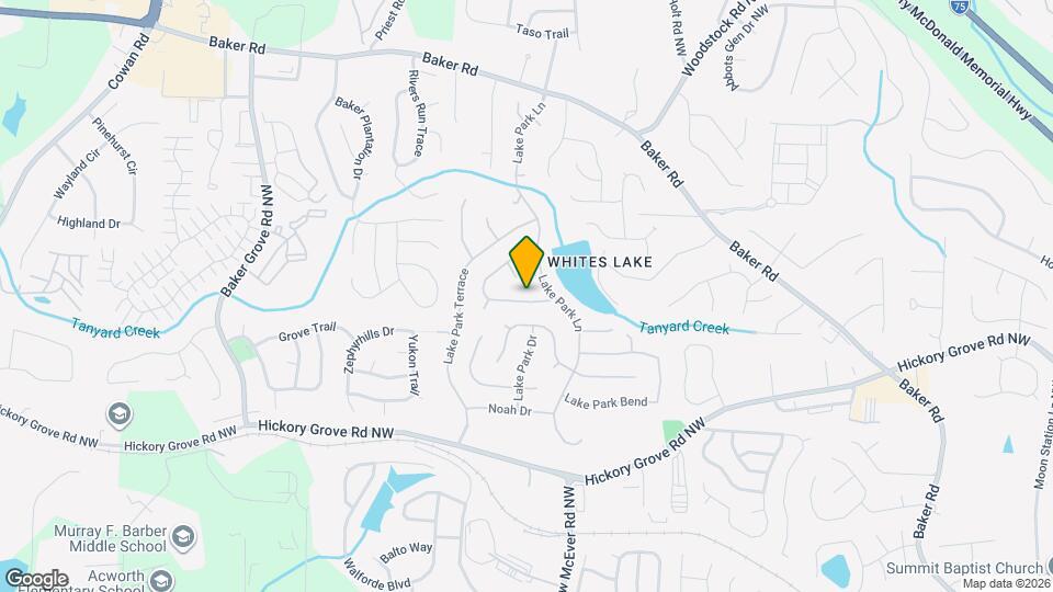 3041 Lake Park Trl Mapa y Detalles de la Ubicación