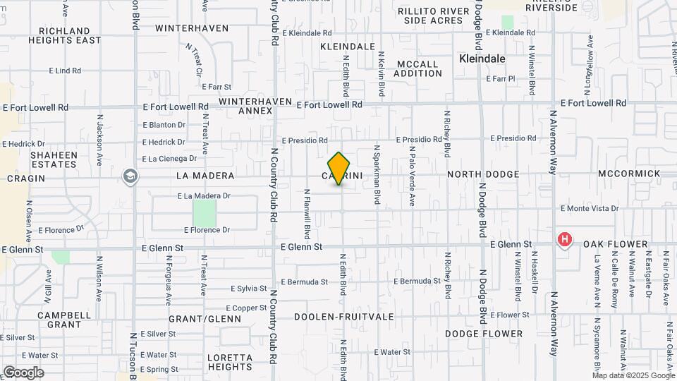 2941 N Edith Blvd Map and Location Details