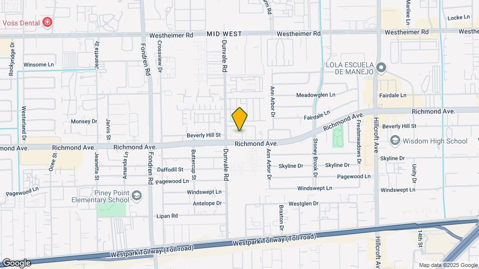 8162 Richmond Ave., Unit 1814 Map and Location Details