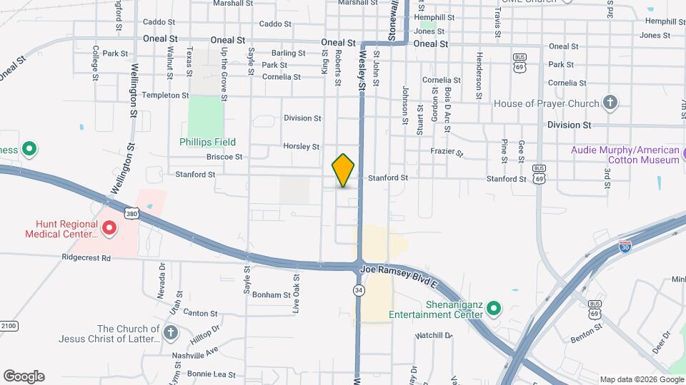 2811 Granger St Mapa y Detalles de la Ubicación