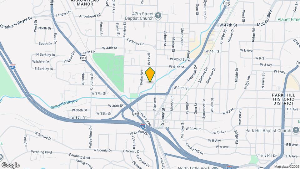 3807 Pike Ave Map and Location Details