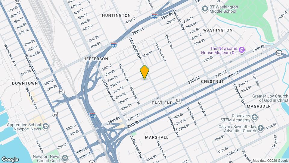 749 31st St Map and Location Details