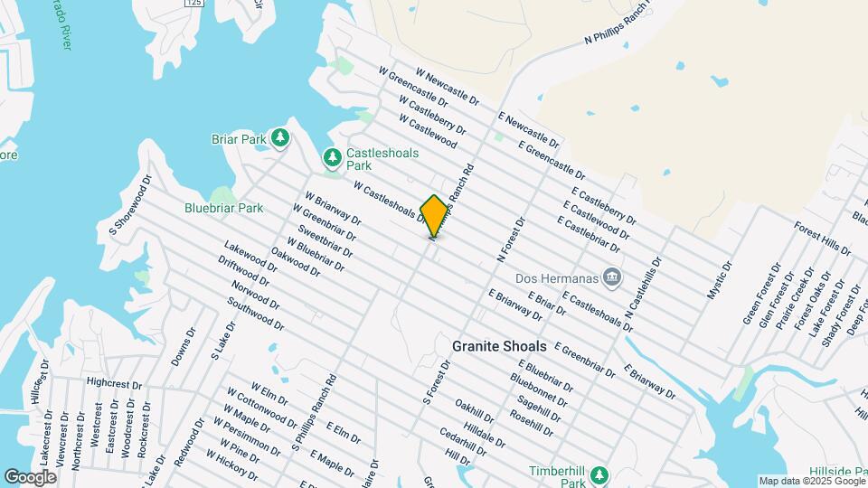 105 E Briar Dr Map and Location Details