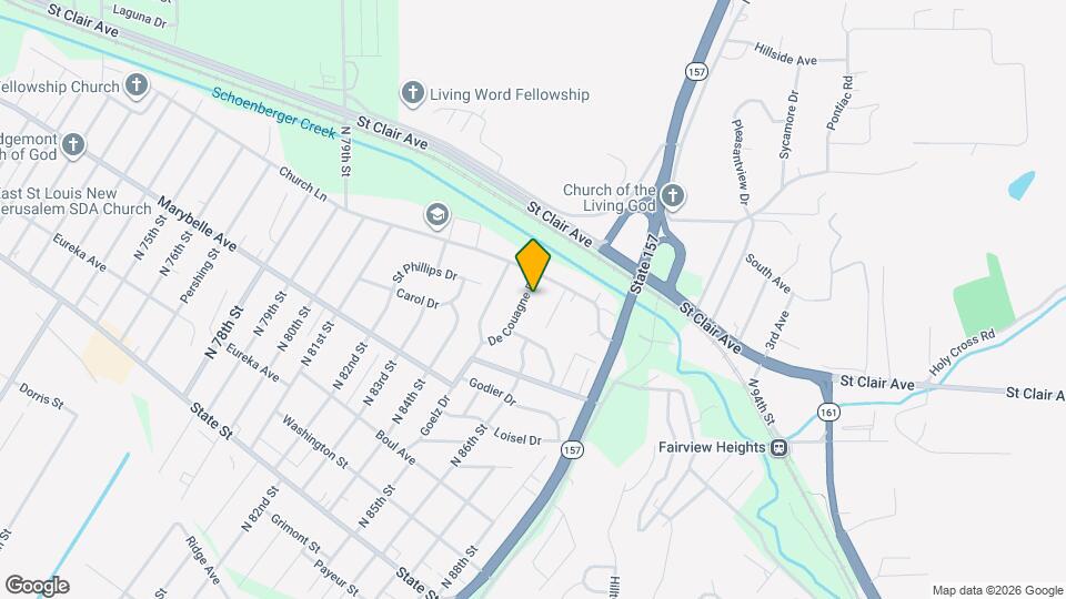 980 De Couagne Dr Mapa y Detalles de la Ubicación