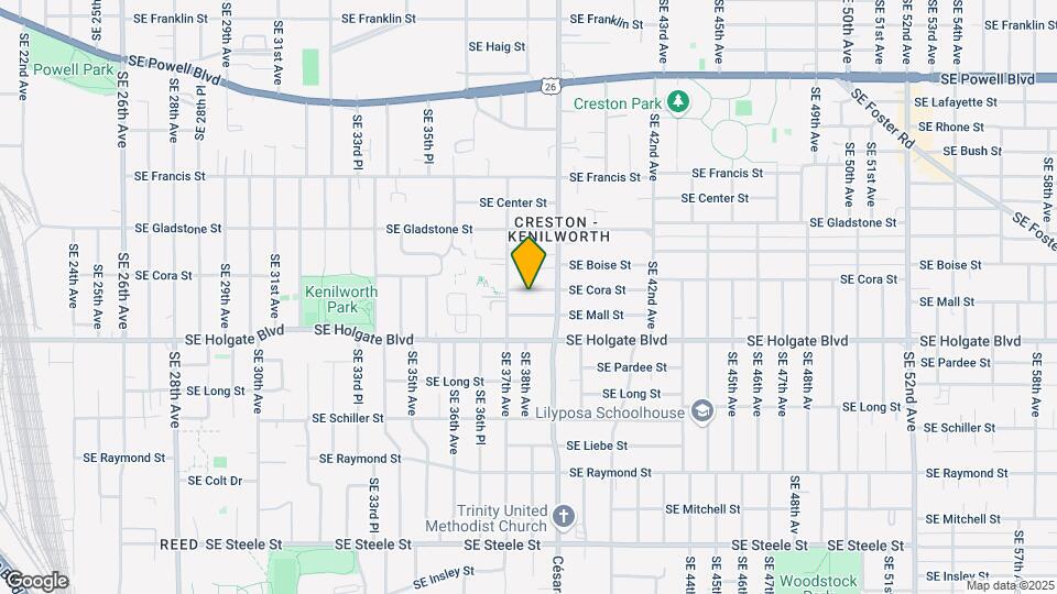 3736 Cora St Map and Location Details