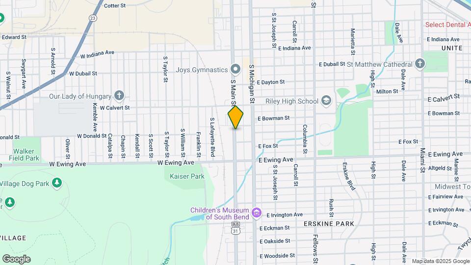 1335 E Dubail Ave Map and Location Details