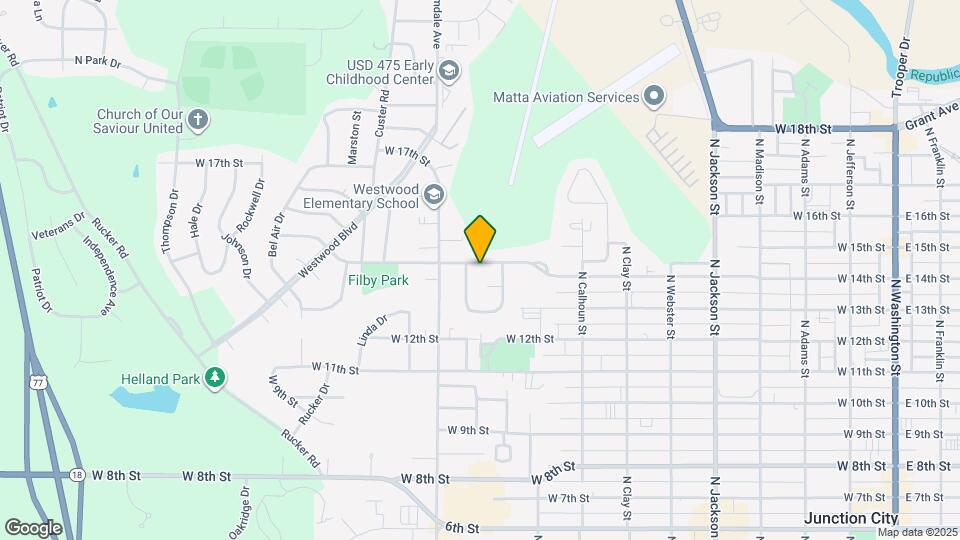 1017 W 14th St Map and Location Details