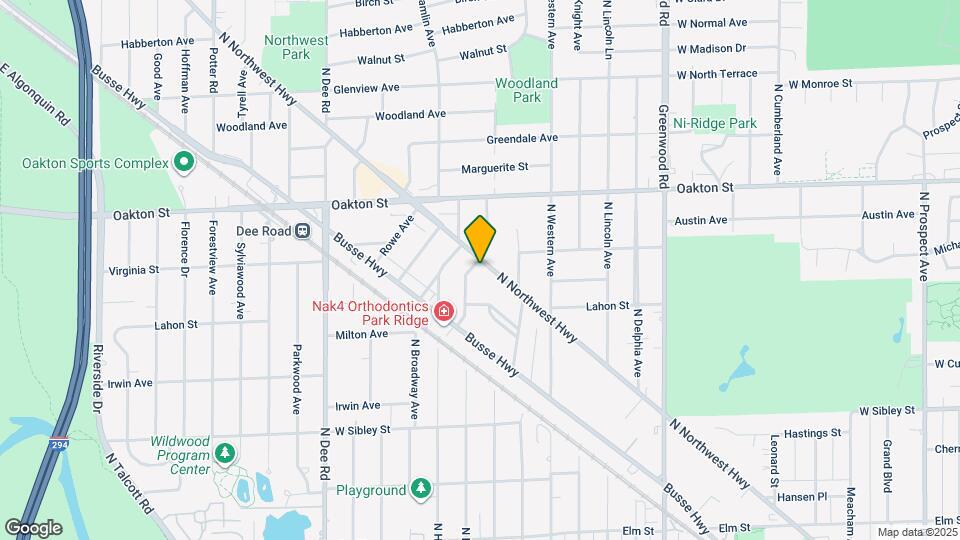 860 N Northwest Hwy, Unit 2 Map and Location Details
