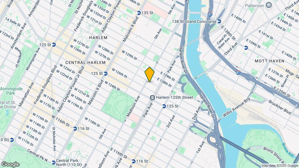 56 East 127th Street Map and Location Details