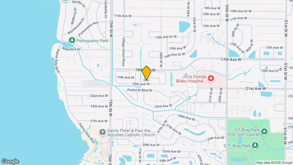 6914 20th Ave W Map and Location Details