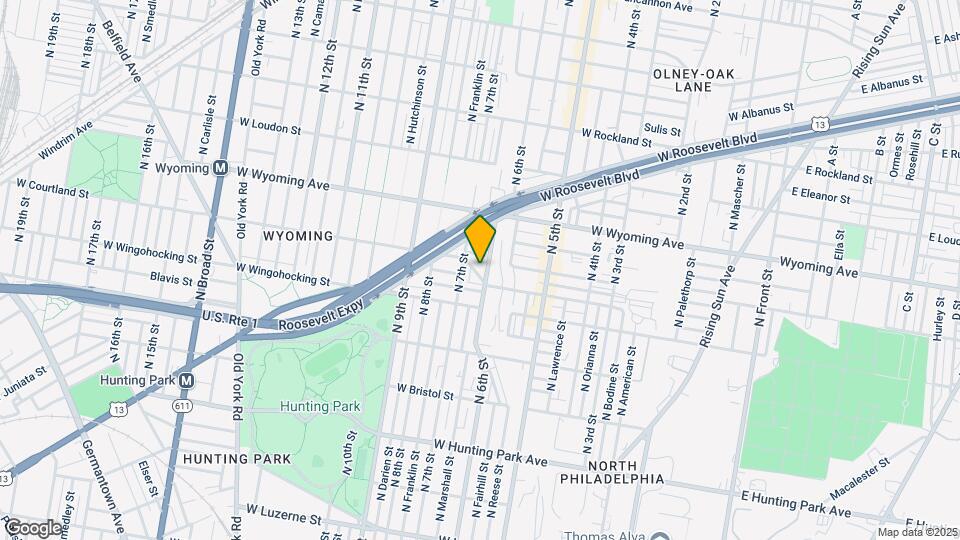 613 W Courtland St Map and Location Details