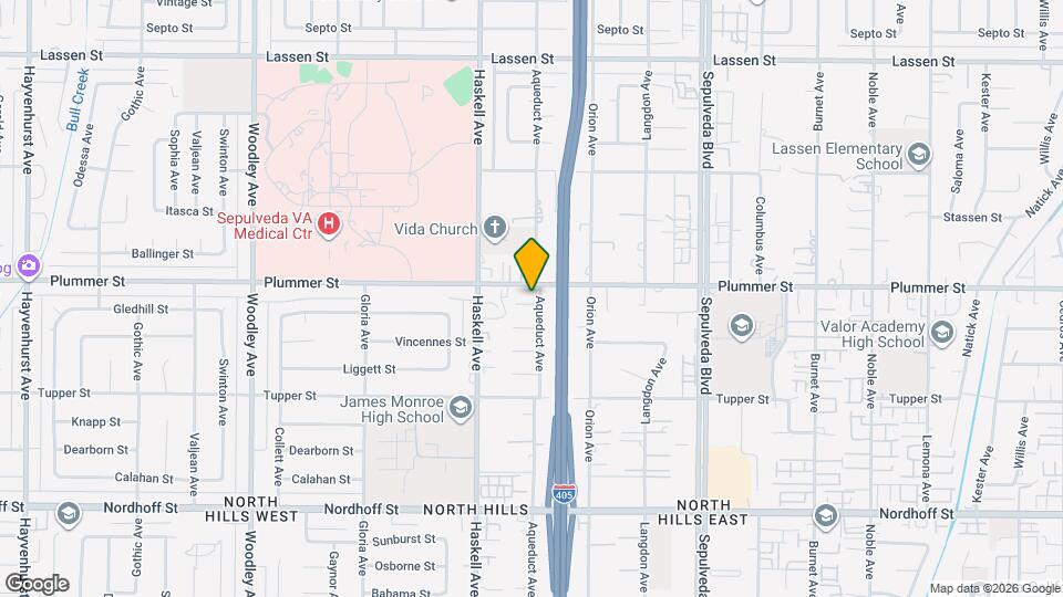 15705 Noga Way Map and Location Details