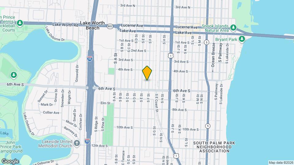 507 S F St Map and Location Details