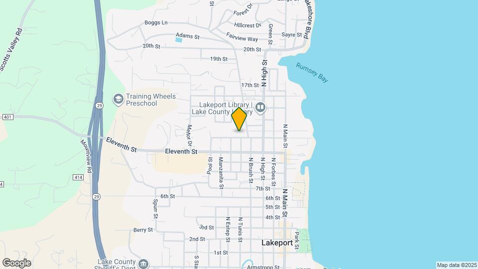 550 Clear Lake Ave Map and Location Details