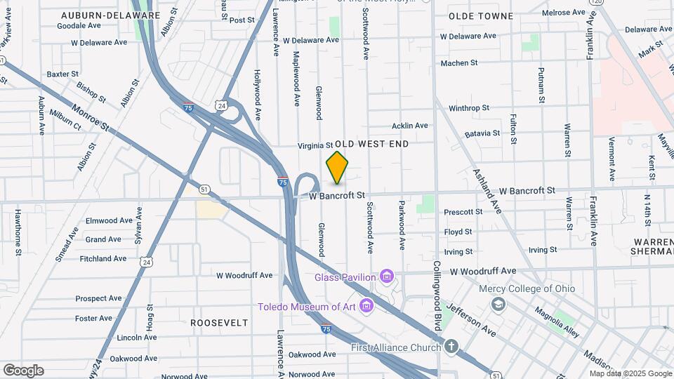 708 W Bancroft St, Unit 9 Map and Location Details