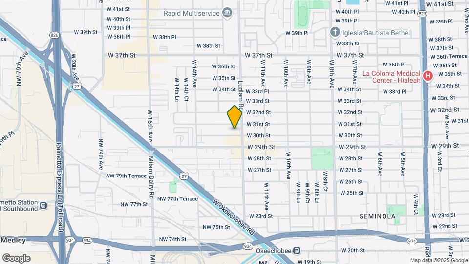 1225 W 30th St Map and Location Details