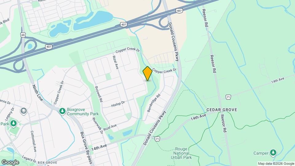 119 Smoothwater Terrace Map and Location Details