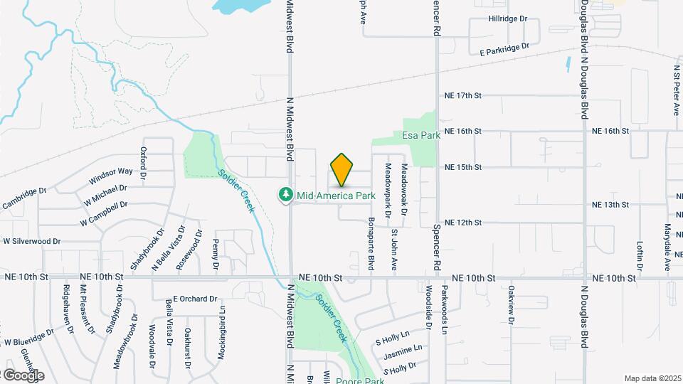 812 Meadowridge Dr Map and Location Details