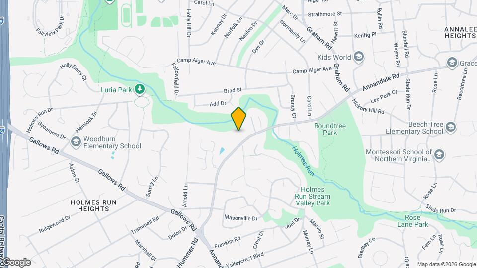 3418 Annandale Rd Map and Location Details