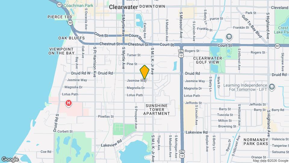 1009 Jasmine Way, Unit Apt B Map and Location Details