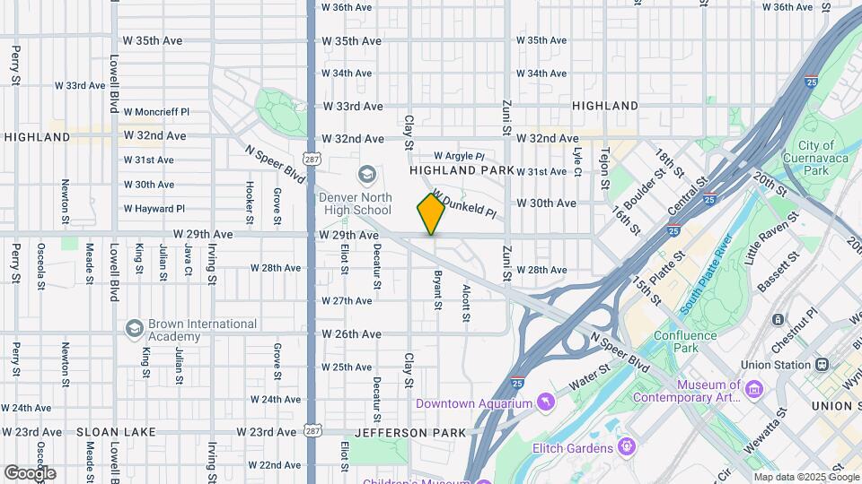 2600 W 29th Ave Map and Location Details