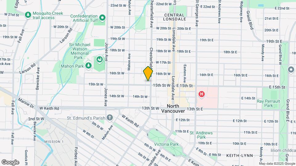 1515 Chesterfield Ave Map and Location Details