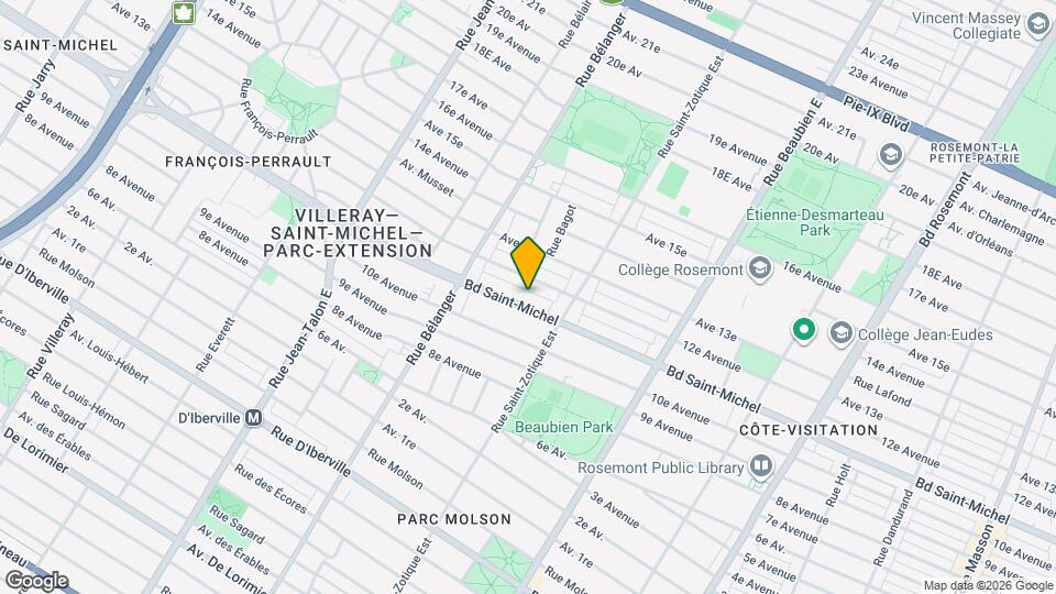 6803-6807 Saint-Michel Map and Location Details