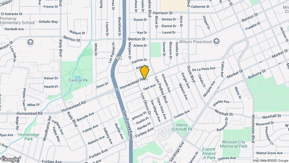 2370 Homestead Rd Map and Location Details
