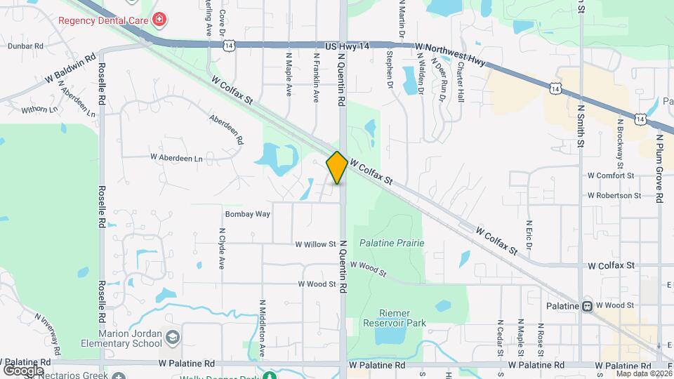 447 N Cambridge Dr Map and Location Details