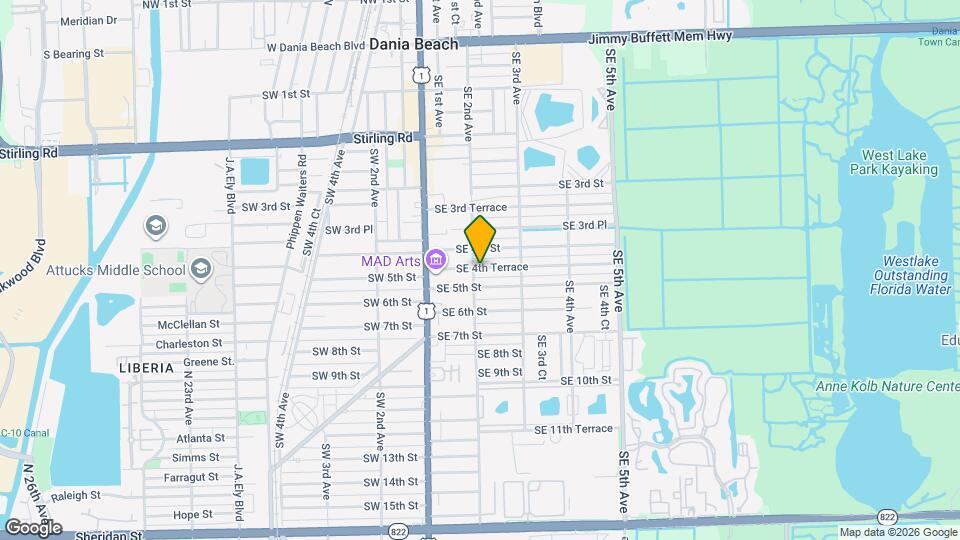 208 SE 4th Ter Map and Location Details