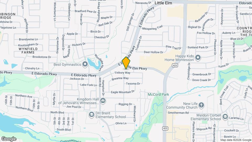 2405 Tisbury Way Map and Location Details